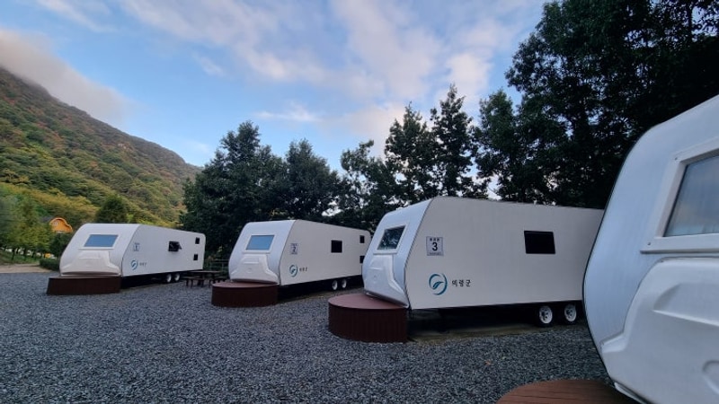 자굴산 자연휴양림 야영장