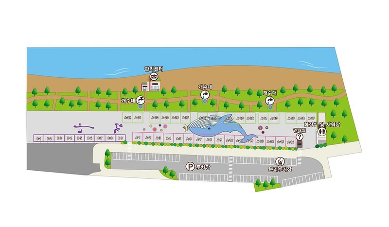 나정고운모래해변 오토캠핑장 시설 사진 2