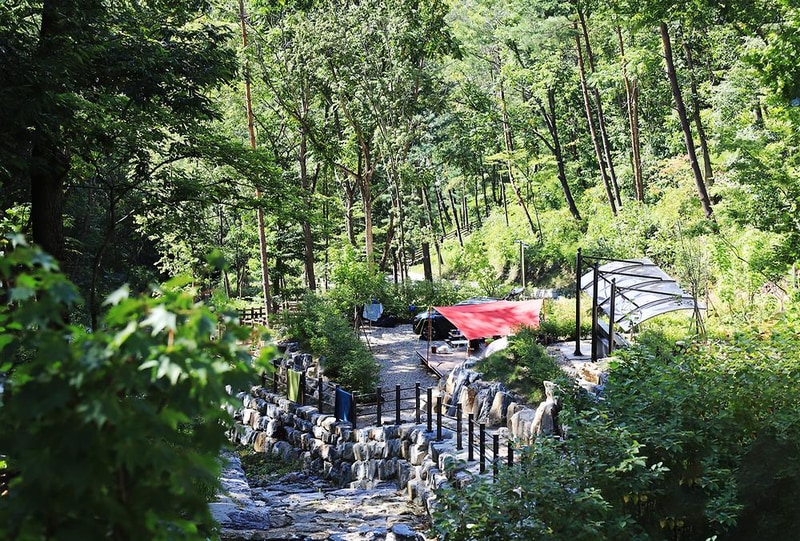 하추자연휴양림 야영장 시설 사진 12