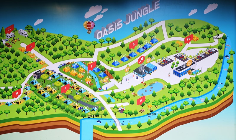 오아시스정글 배치도 1