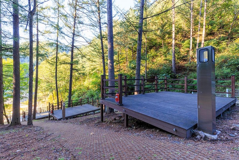 문수산 자연휴양림 야영장 시설 사진 9