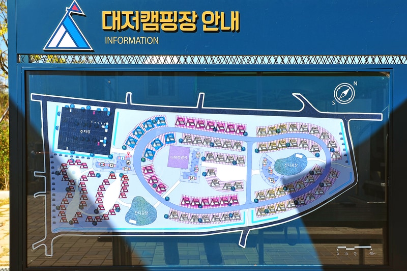 대저 캠핑장 배치도 1