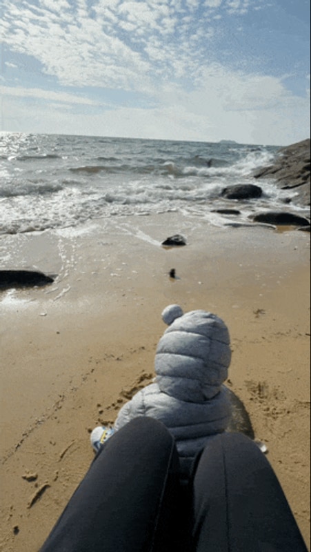 사창 해수욕장 야영장