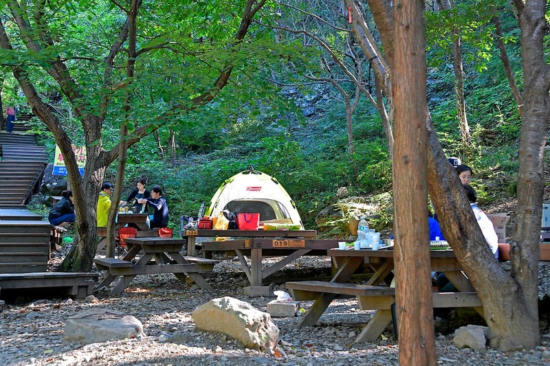 대운산자연휴양림 야영장 시설 사진 4