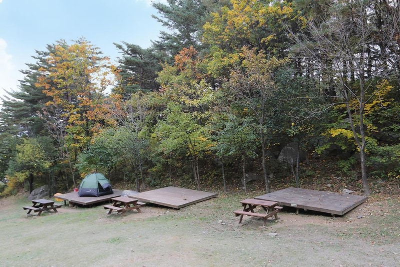 칠보산자연휴양림야영장 시설 사진 7