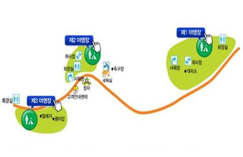 통고산 자연휴양림야영장 시설 사진 9