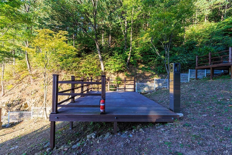 문수산 자연휴양림 야영장 시설 사진 3