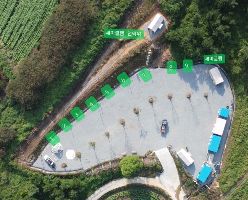 이밤에캠핑장 배치도 1