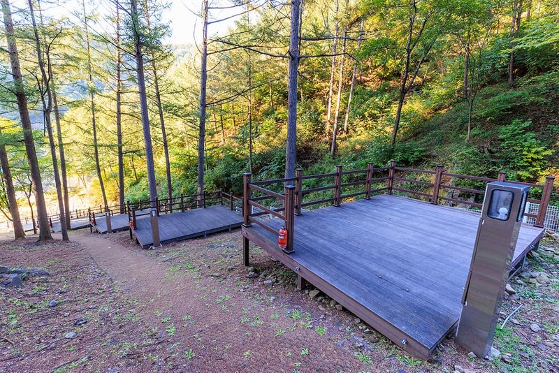 문수산 자연휴양림 야영장 시설 사진 6