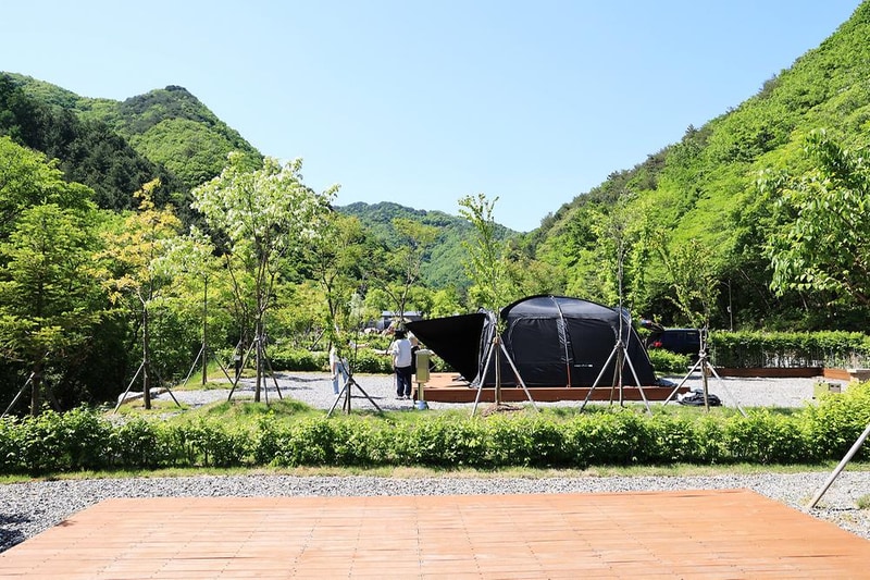 갯골자연휴양림 야영장 시설 사진 14