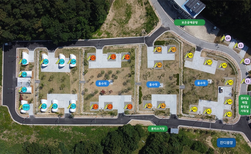 보은국민여가캠핑장 배치도 1
