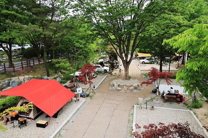 청평사 국민여가 캠핑장