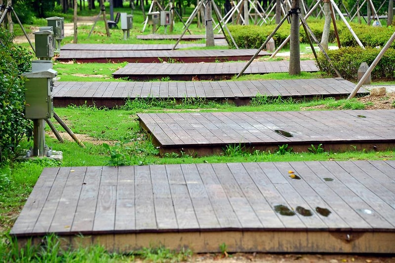 광주시민의 숲 야영장 시설 사진 4